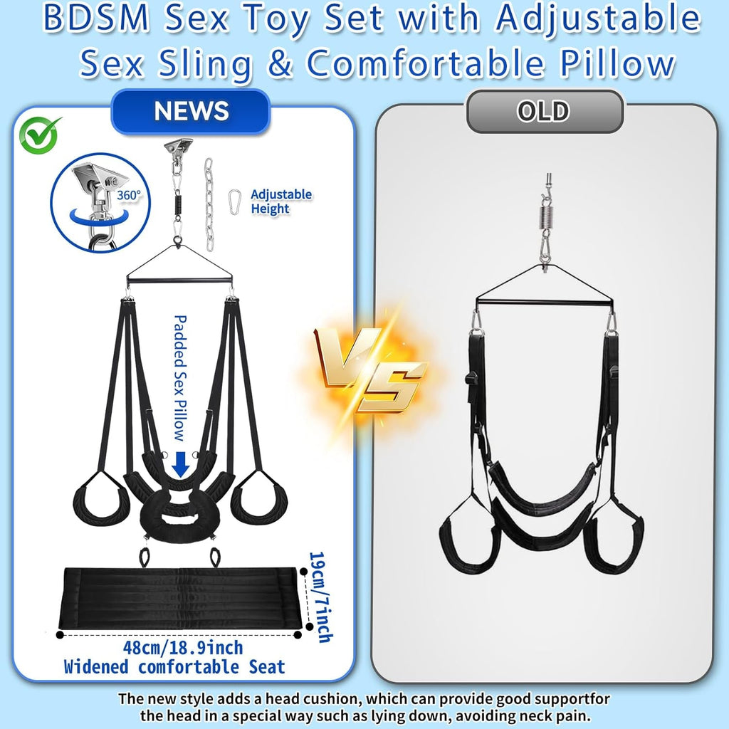 TitanOrbit 360° Ceiling Sex Swing 1000lb