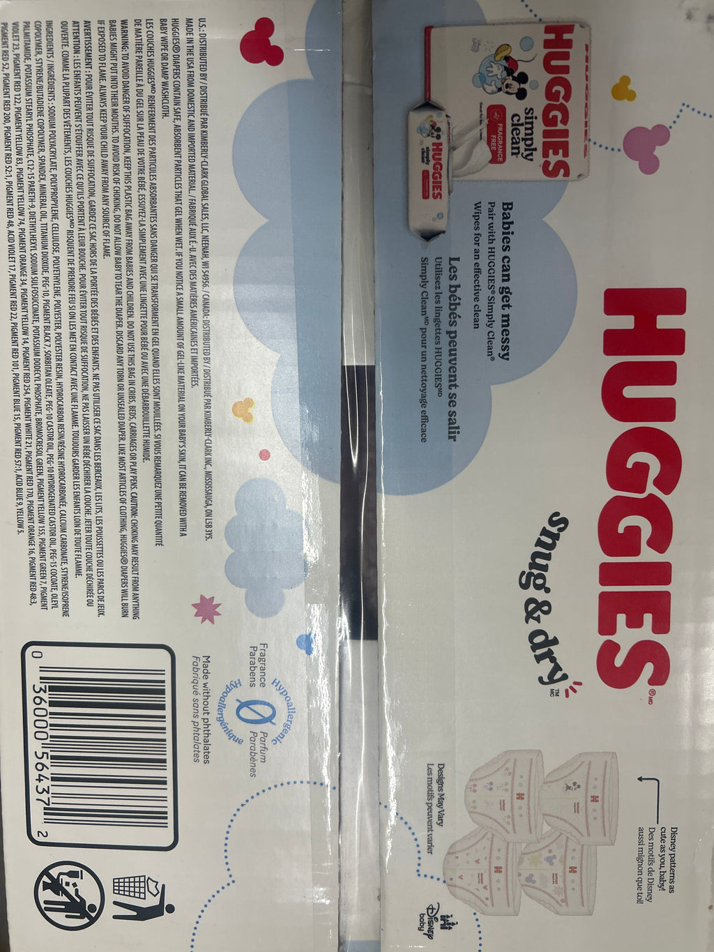 Huggies 84 Diapers Courches Up to 100%