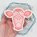 Aztec Cow Freshie Mold