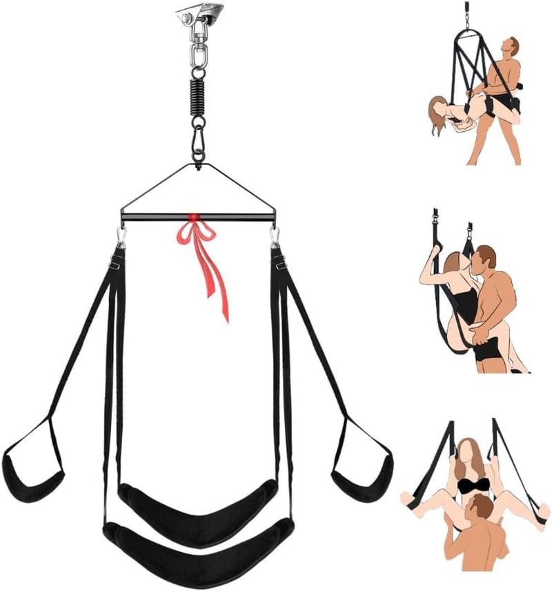 AureX 360° Ceiling Sex Swing 700lb Heavy Duty