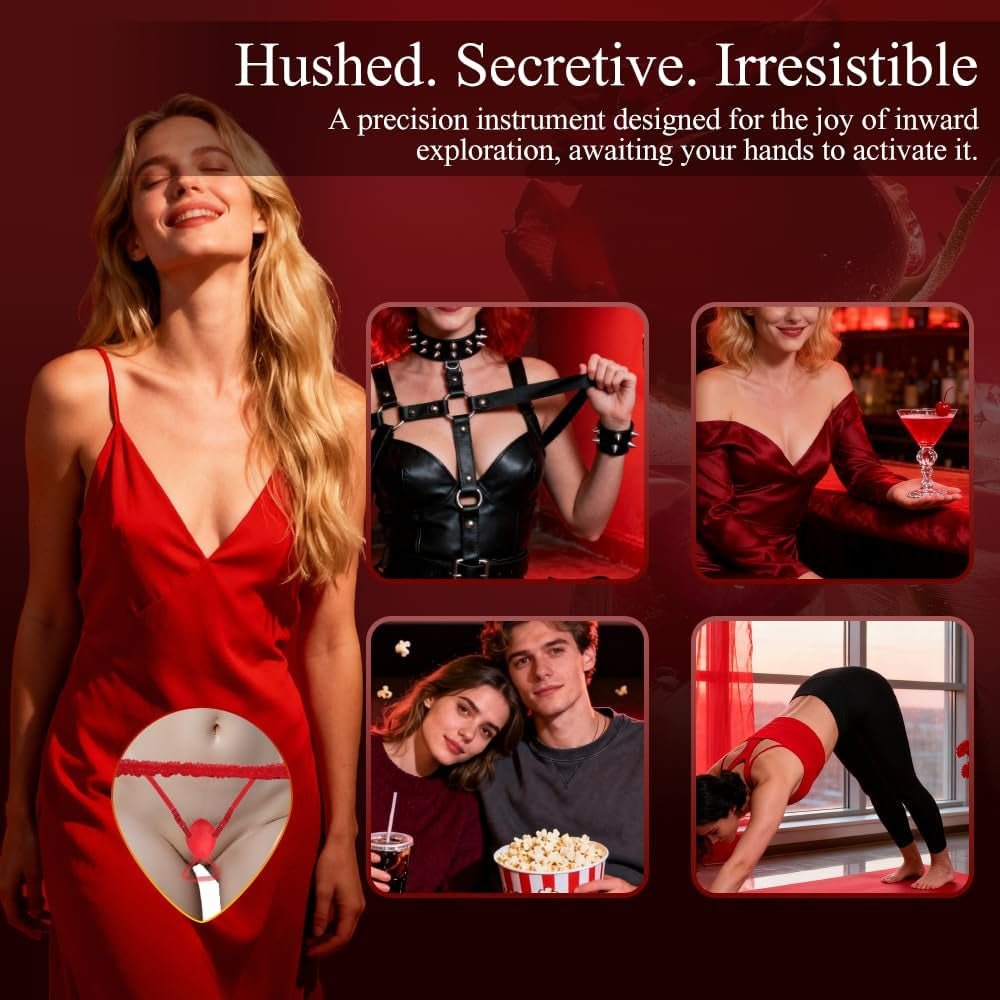 BloomDrive Cock Ring Clit Stimulator G-Spot Wearable 9 Modes