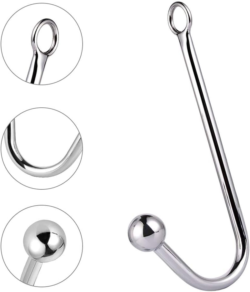 SteelRing Stainless Steel Anal Hook with O-Ring