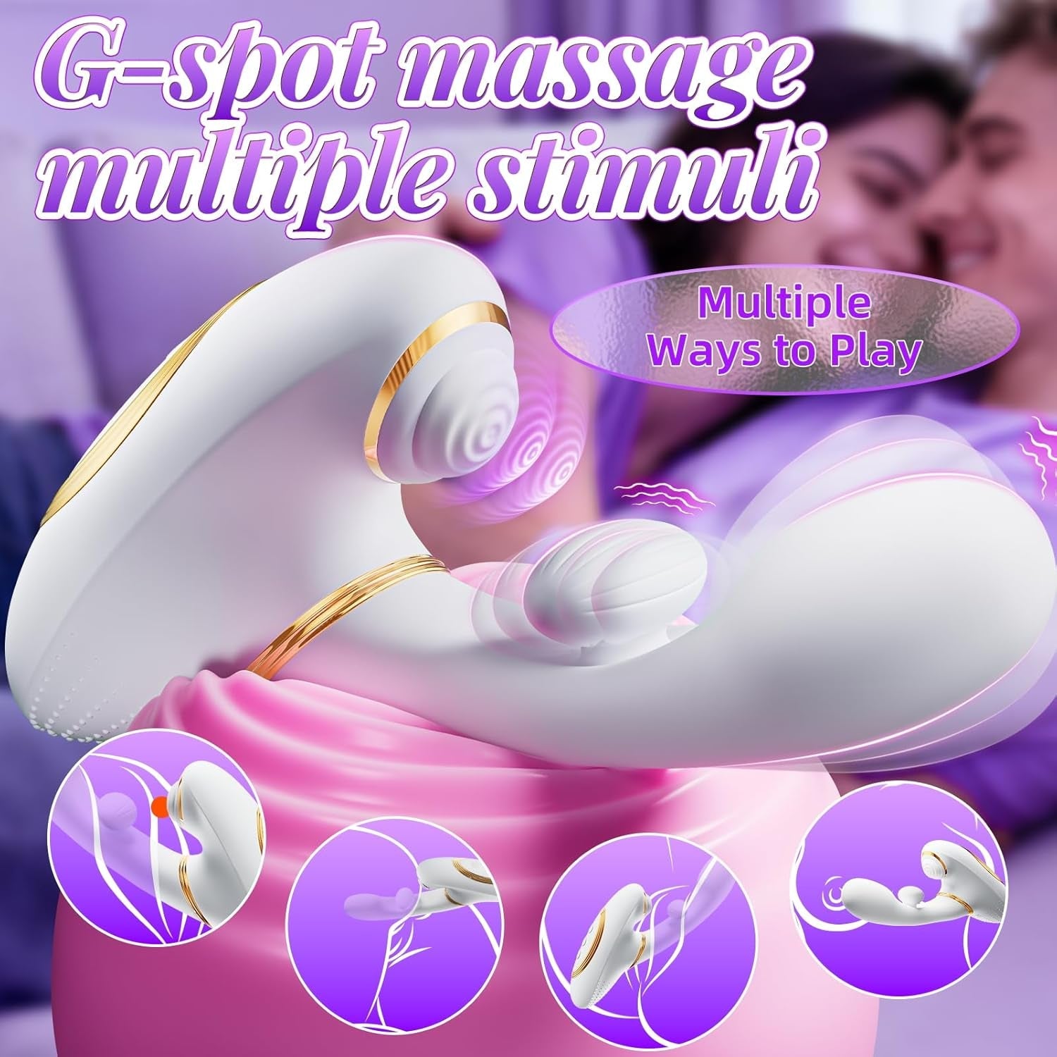 QuadPulse Heating Tapping Rabbit Vibrator