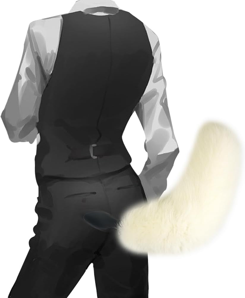 FrostPulse Remote Control Fox Tail Vibrating Anal Plug