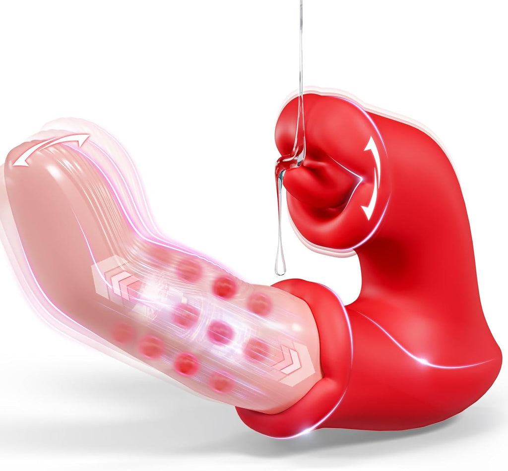 ElyraGlide Tongue Thrust Vibrator 4-in-1 10 Modes G-Spot