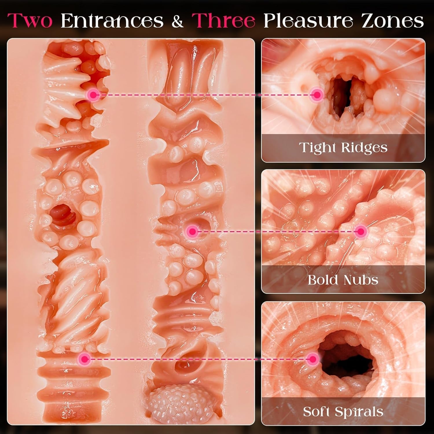 CoreCurve Adjustable Dual Channel Stroker Sex Doll 13LB