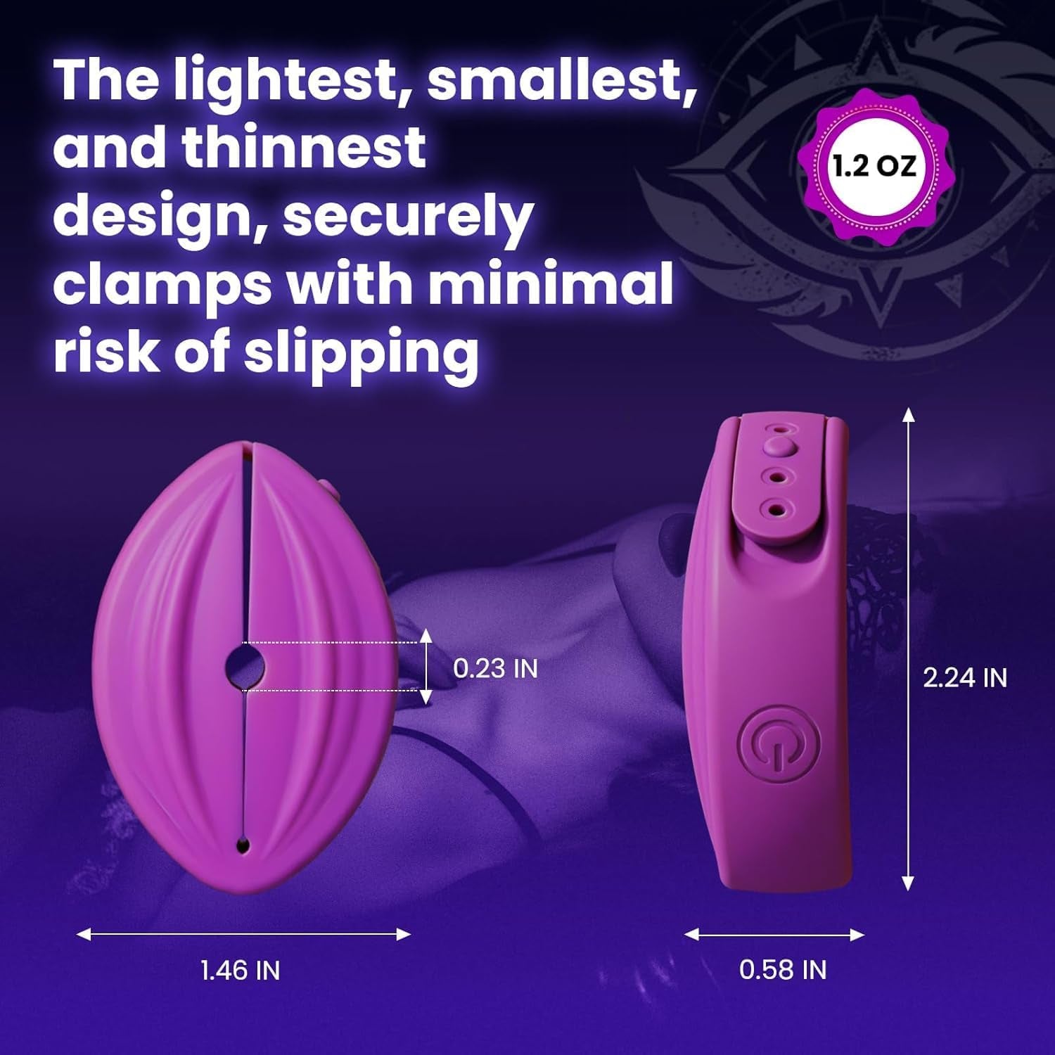 StealthPulseX Mini Remote Nipple Vibrators – 10 Modes