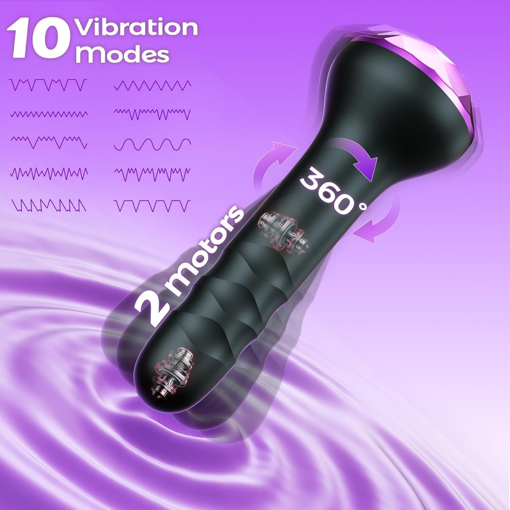 DualSpin Rotating Vibrating Prostate Massager