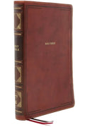 Nkjv, Thinline Bible, Large Print, Leathersoft, Brown, Comfort Print: Holy Bible, New King James Version - Imitation Leather