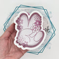 Floral Peace Sign Freshie Mold