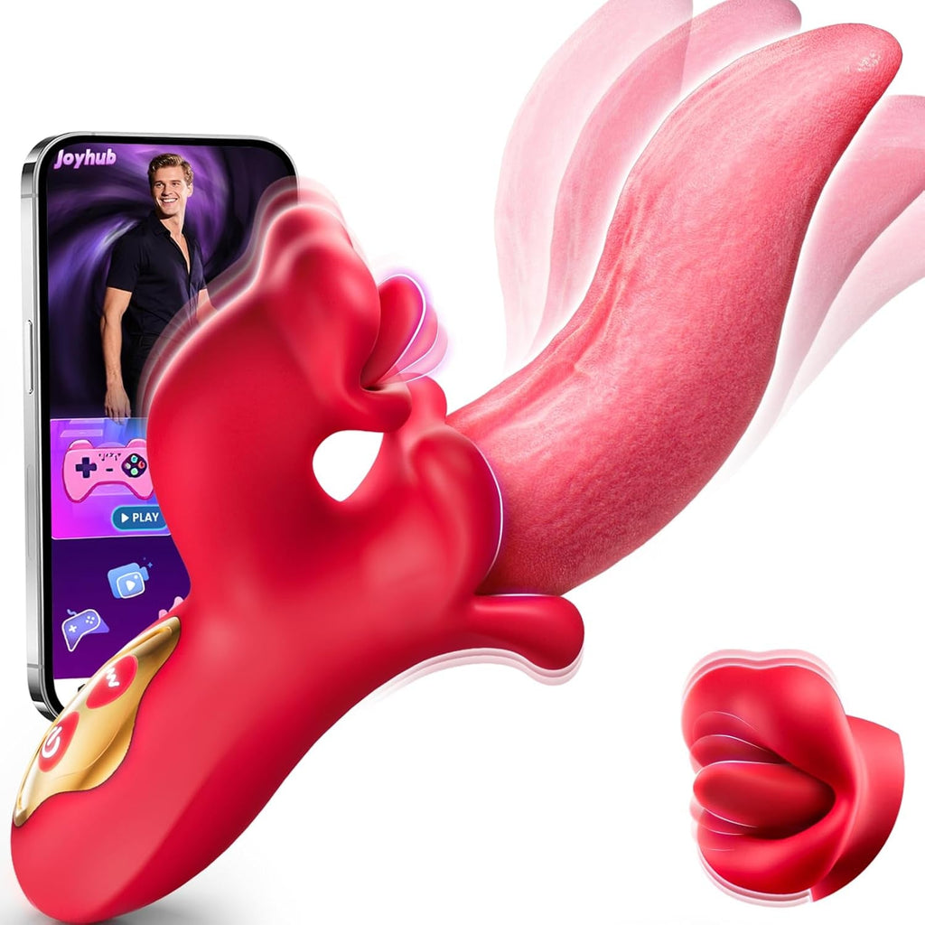 ElyraSwing Tongue Rabbit Vibrator 9 Modes G-Spot Toy