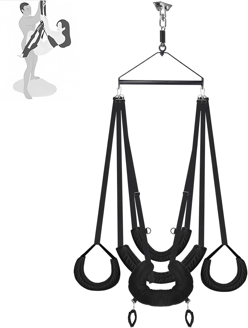 OrbitraX 360° Ceiling Sex Swing Wide Cushion