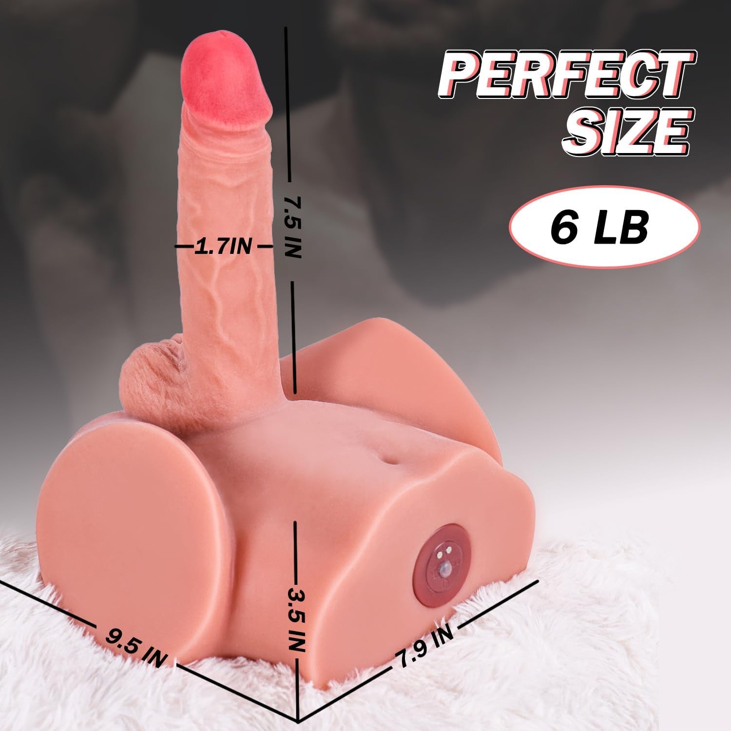 RideraX Thrusting Male Sex Doll Torso 7 Modes Hands-Free
