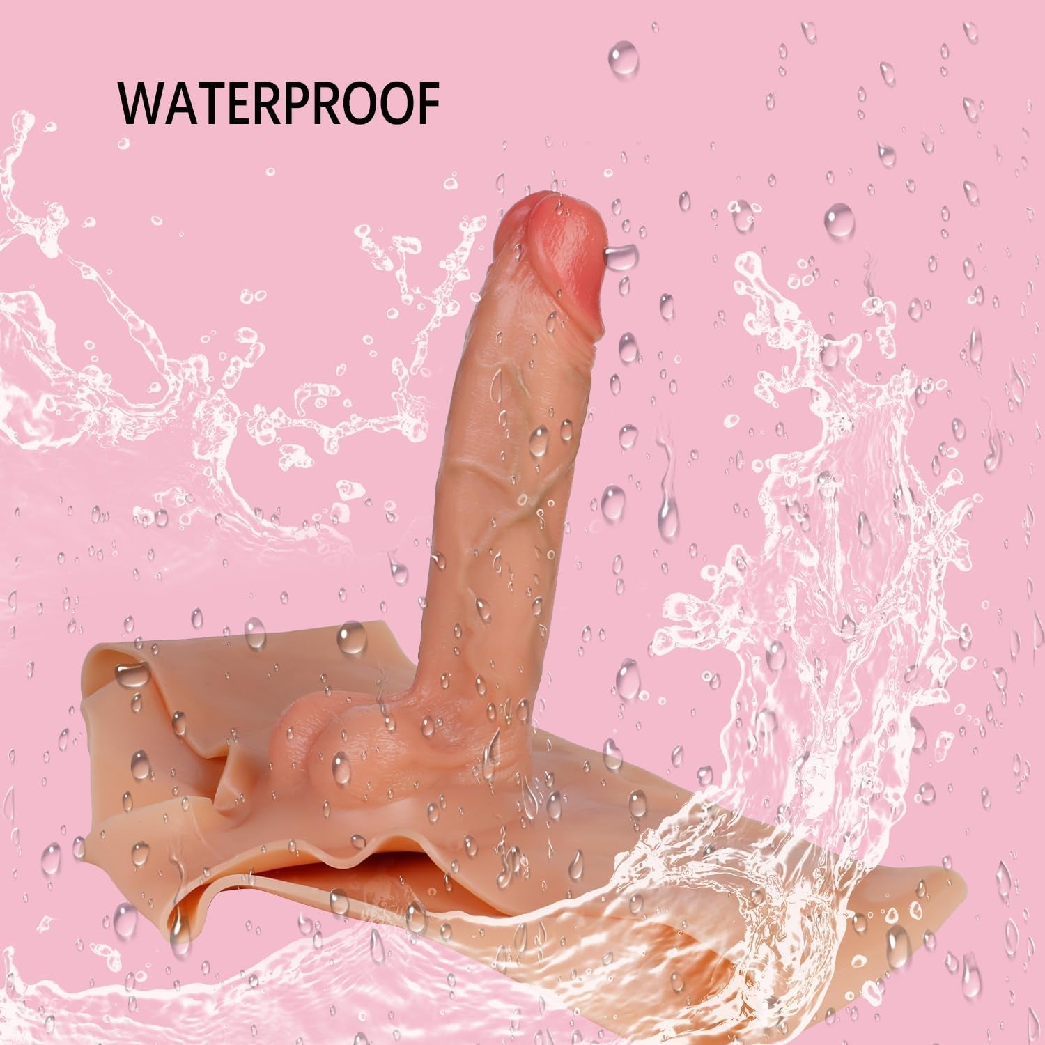 CoreFlex 9 Inch Strapless Silicone Panty Dildo