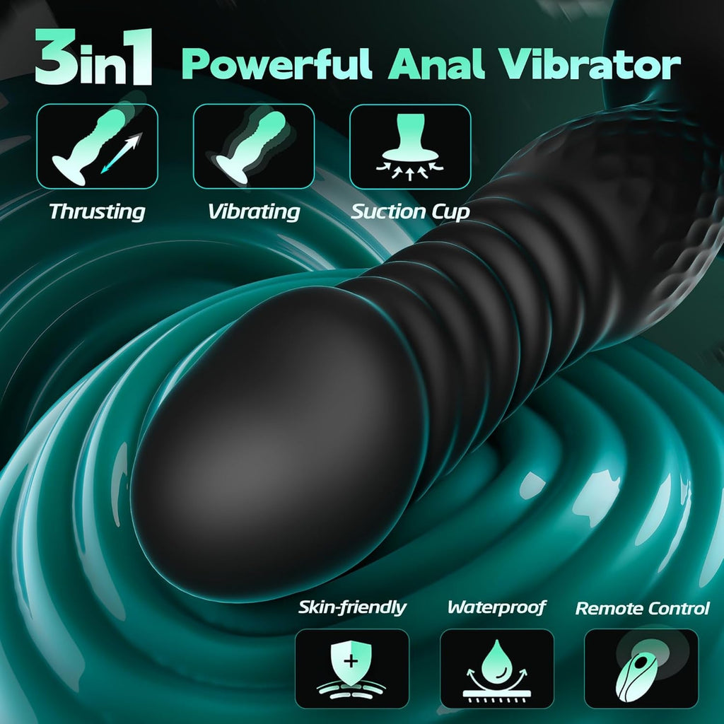 ThrustLuxe Remote Thrusting Anal Plug Vibrator