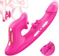 ElyraMax Thrusting Rabbit Licking Vibrator 4-in-1 10 Modes G-Spot
