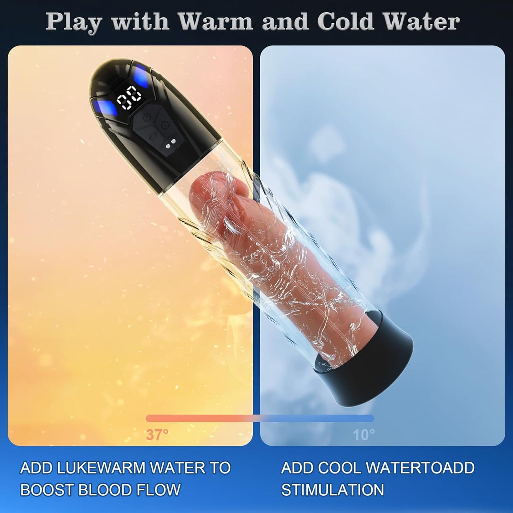 HyperFlux Electric Penis Pump 10 Modes Dual Function