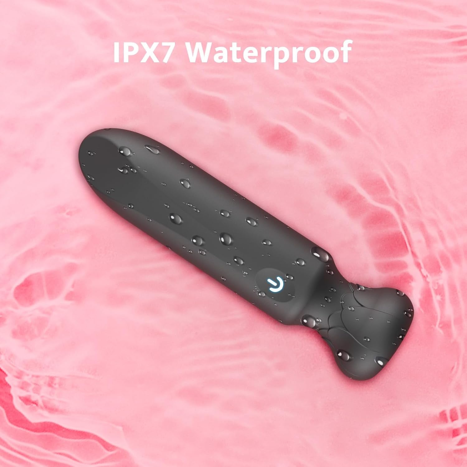 MidnightLuxe Bullet Vibrator 10 Modes Waterproof Silicone Rechargeable