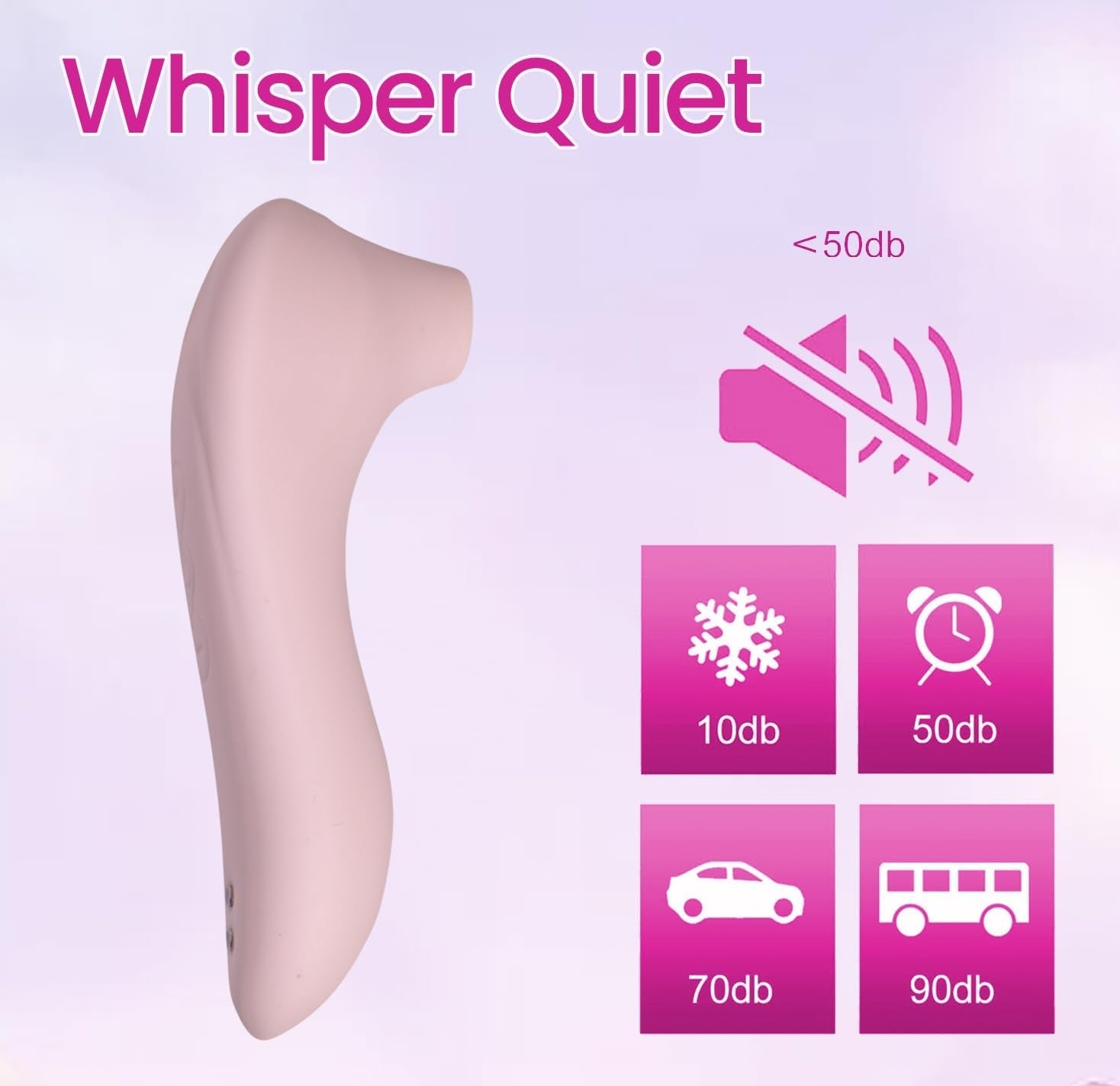 SilqueSuction Wand Clitoral Sucker Waterproof Quiet