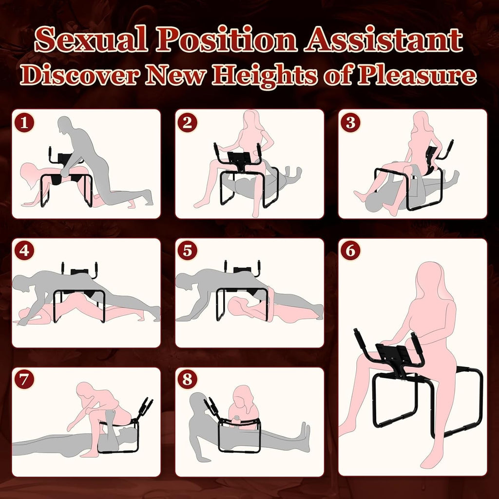 BounceControl Sex Position Chair with Phone Holder