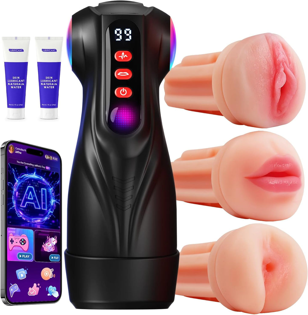 LumiSync AI Sync Pocket Pussy 3 Sleeves App Control Stroker