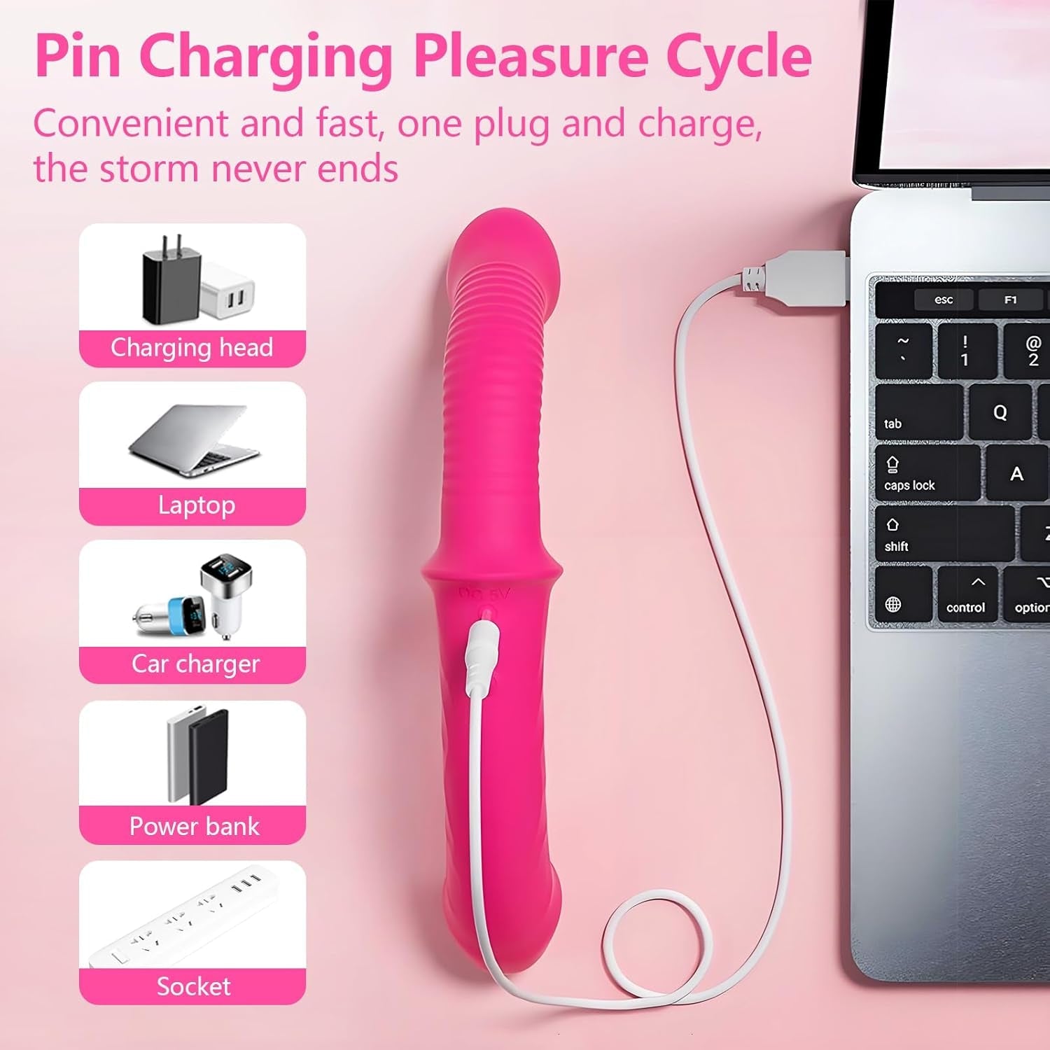 SyncFit Strap On Harness Double Ended Vibrator