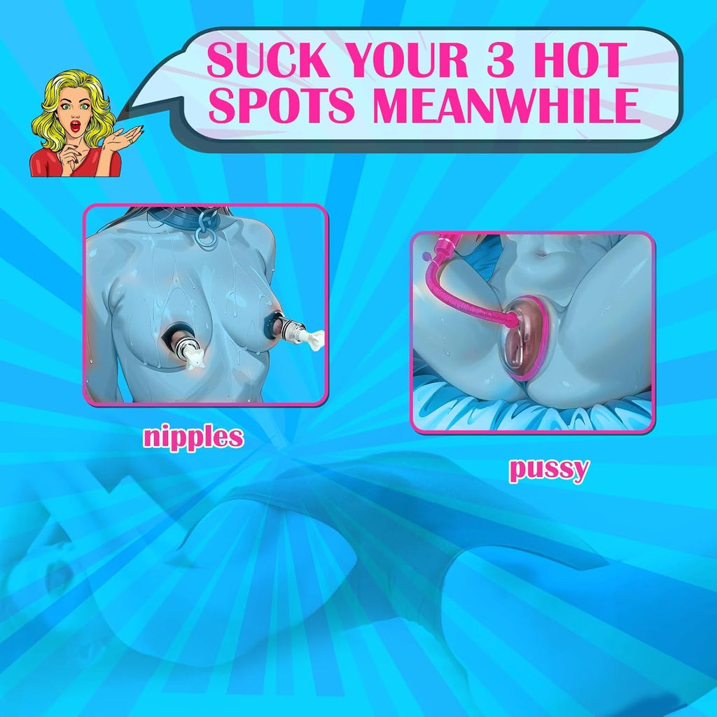 SilvaraX Manual Pussy Pump 4 Cups Kit