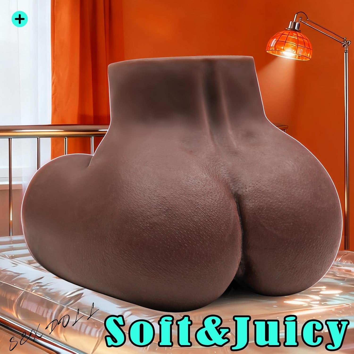 NoirCurve Ebony Sex Doll Torso Dual Channel TPE