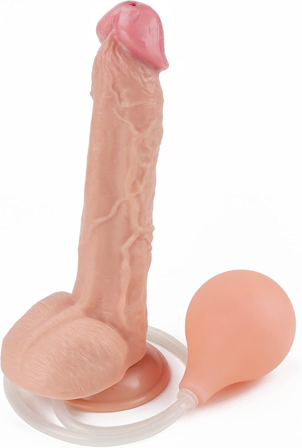 PowerJet 10” Squirting Dildo Enema Bulb Suction Cup
