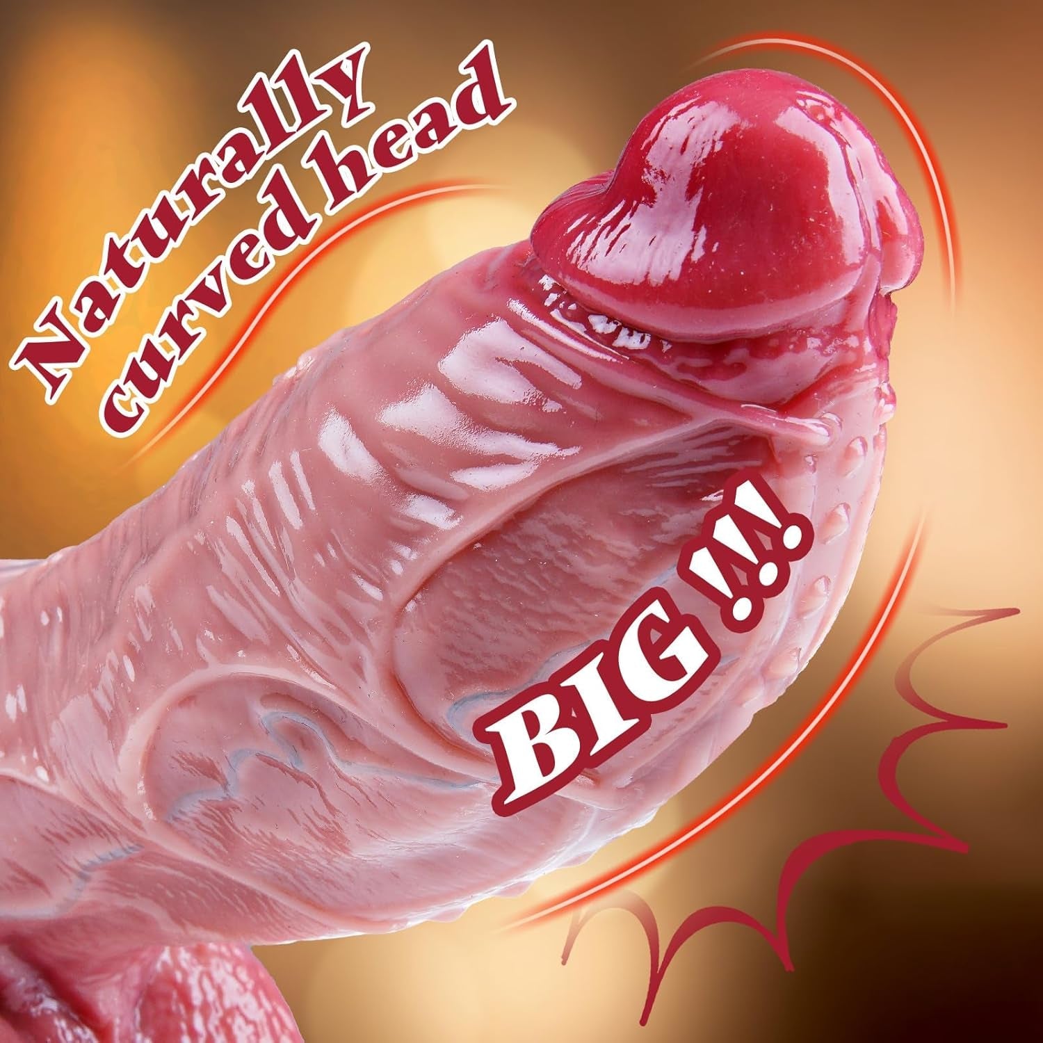 TitanCone 10.4” XXL Thick Dildo 3” Diameter Suction Cup