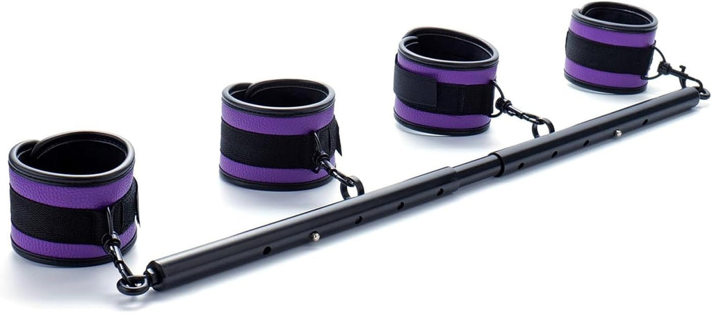 MidnightViolet Black Purple Adjustable Spreader Bar