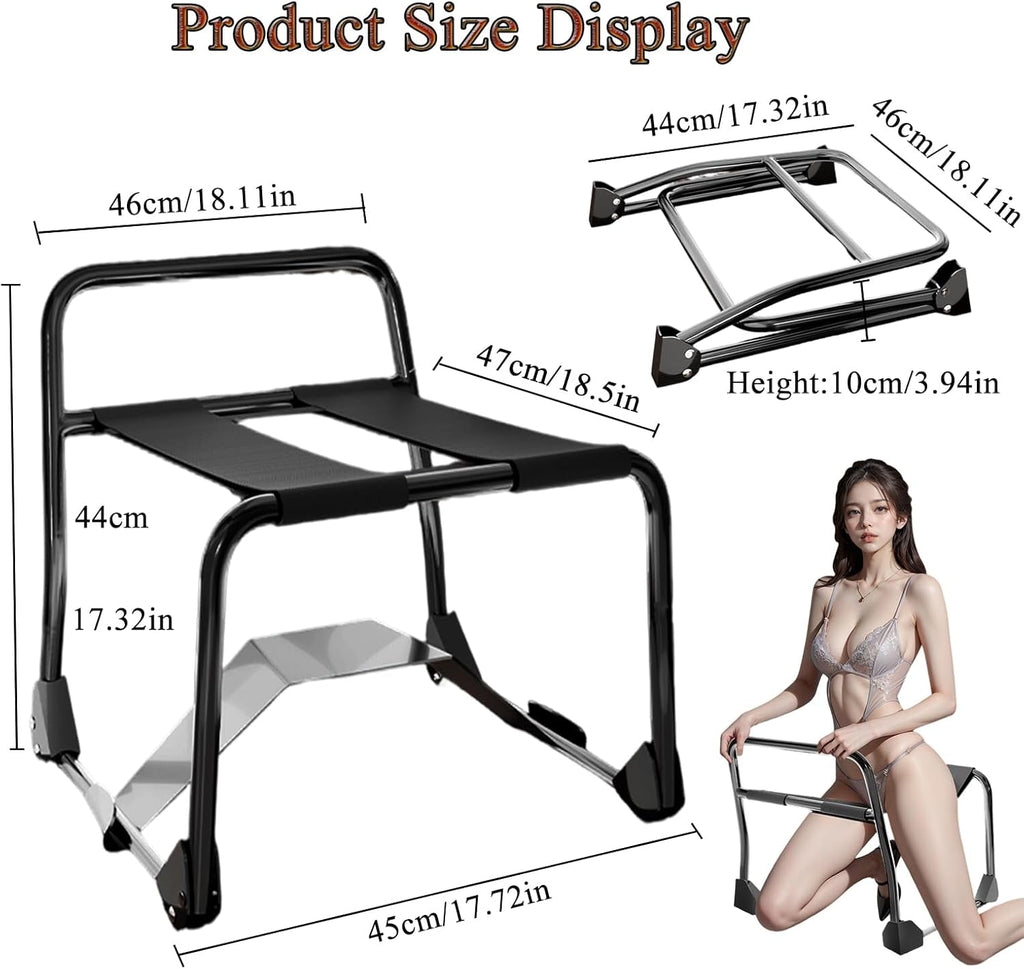 ShadowFold Foldable Sex Chair with Dildo Mount