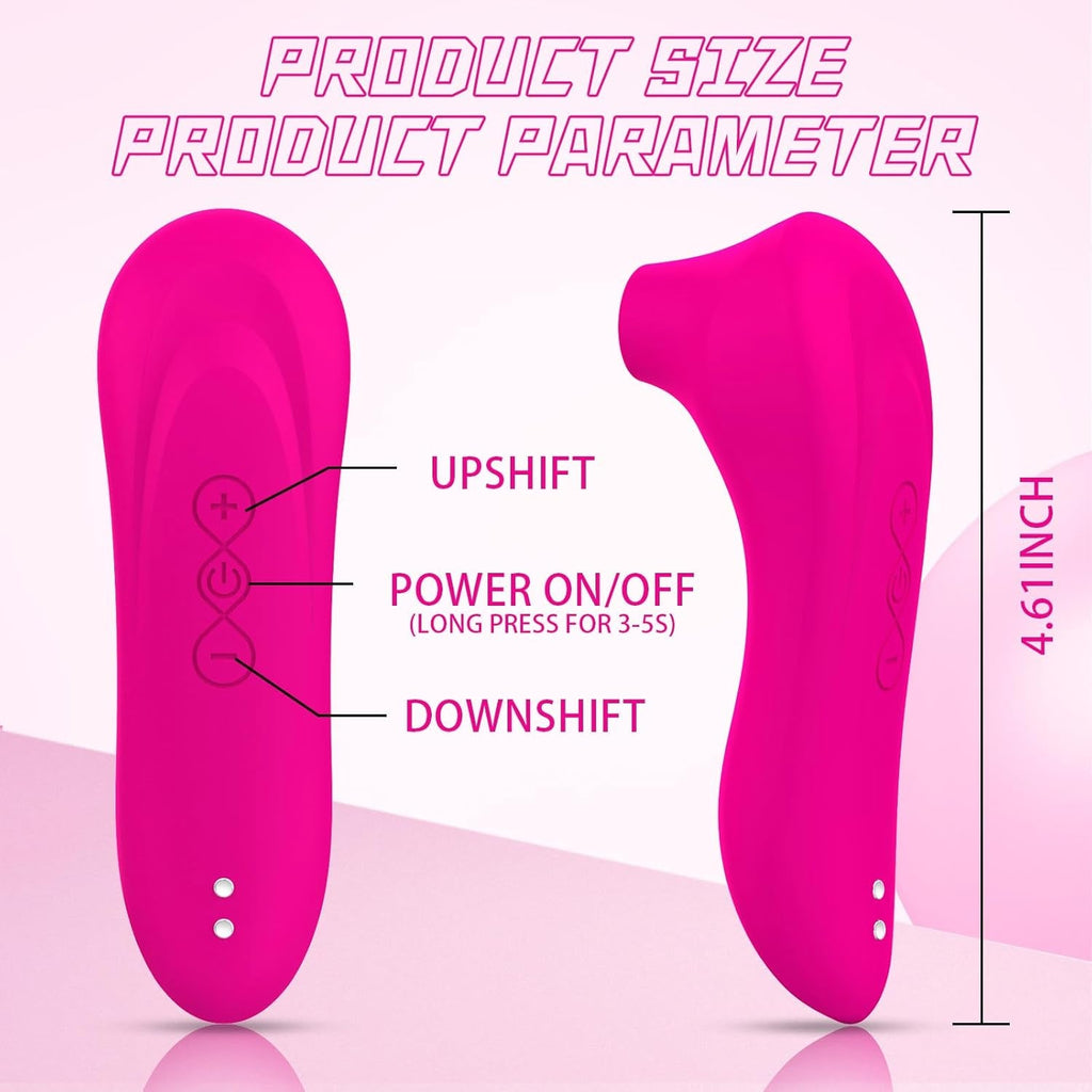 RoselleVibe Rose Vibrator Wand 10 Modes Waterproof Quiet