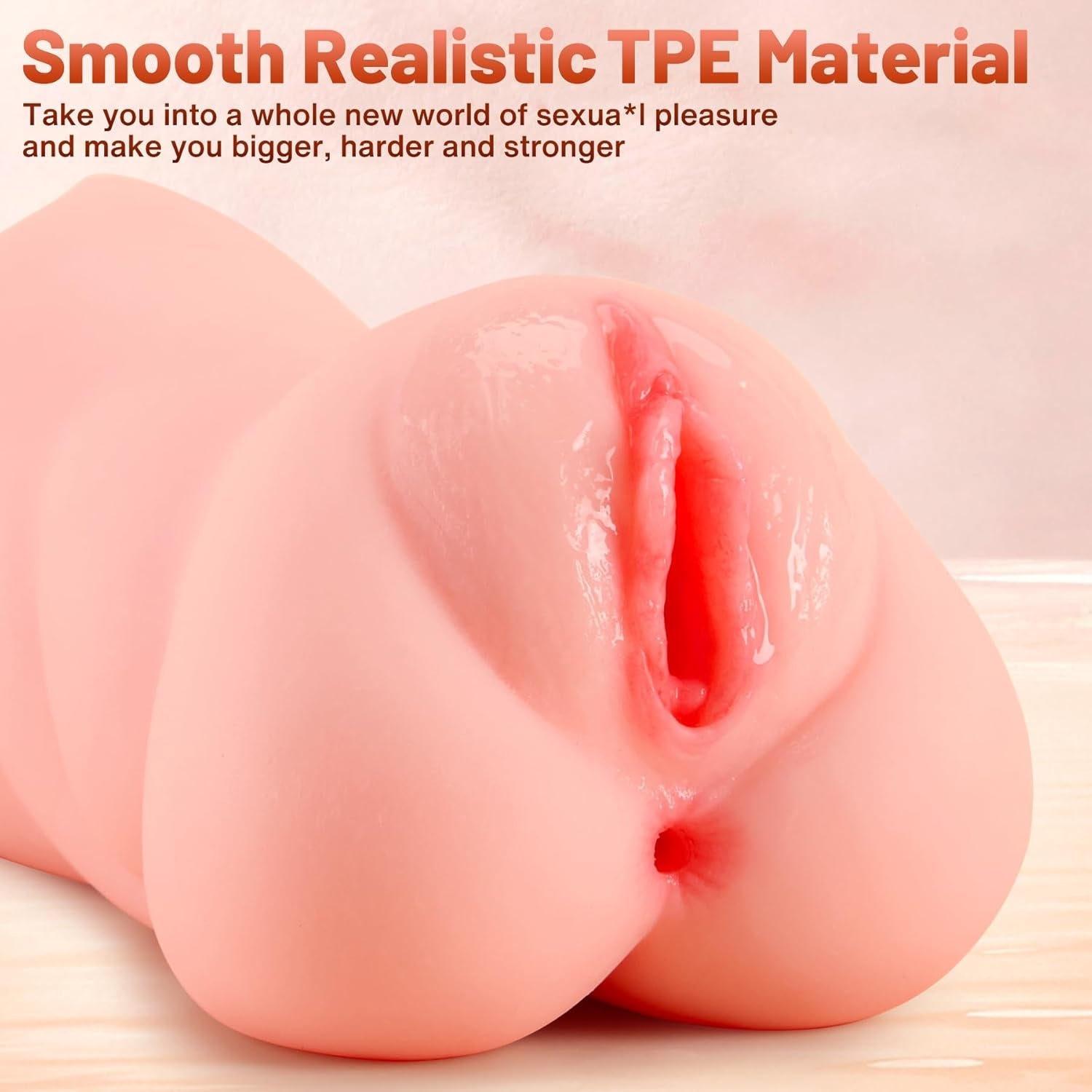 TriCore 3-in-1 Realistic Pocket Pussy 8.6" Male Stroker