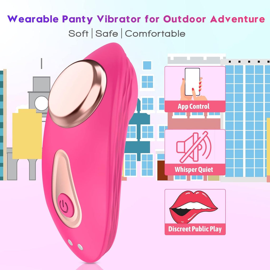ClipSync APP Magnetic Panty Vibrator 10 Modes
