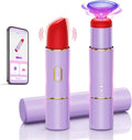 LuxeLip Lipstick Clit Sucker Bullet Vibrator 2-in-1