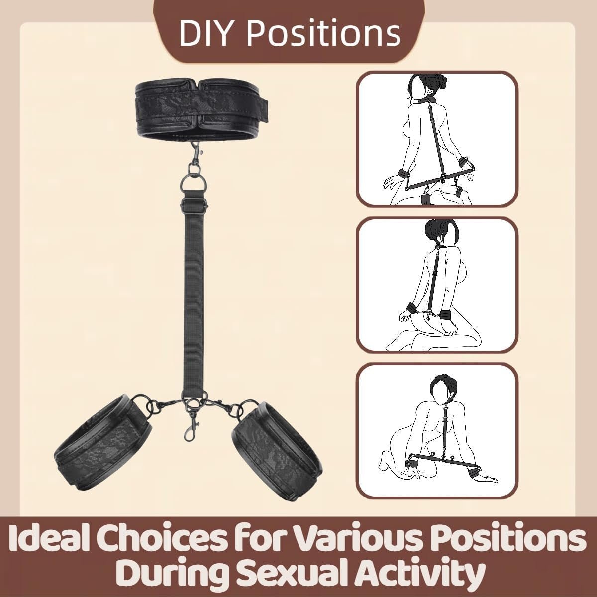 ObsidianX Spreader Bar 11-Piece Bondage Kit