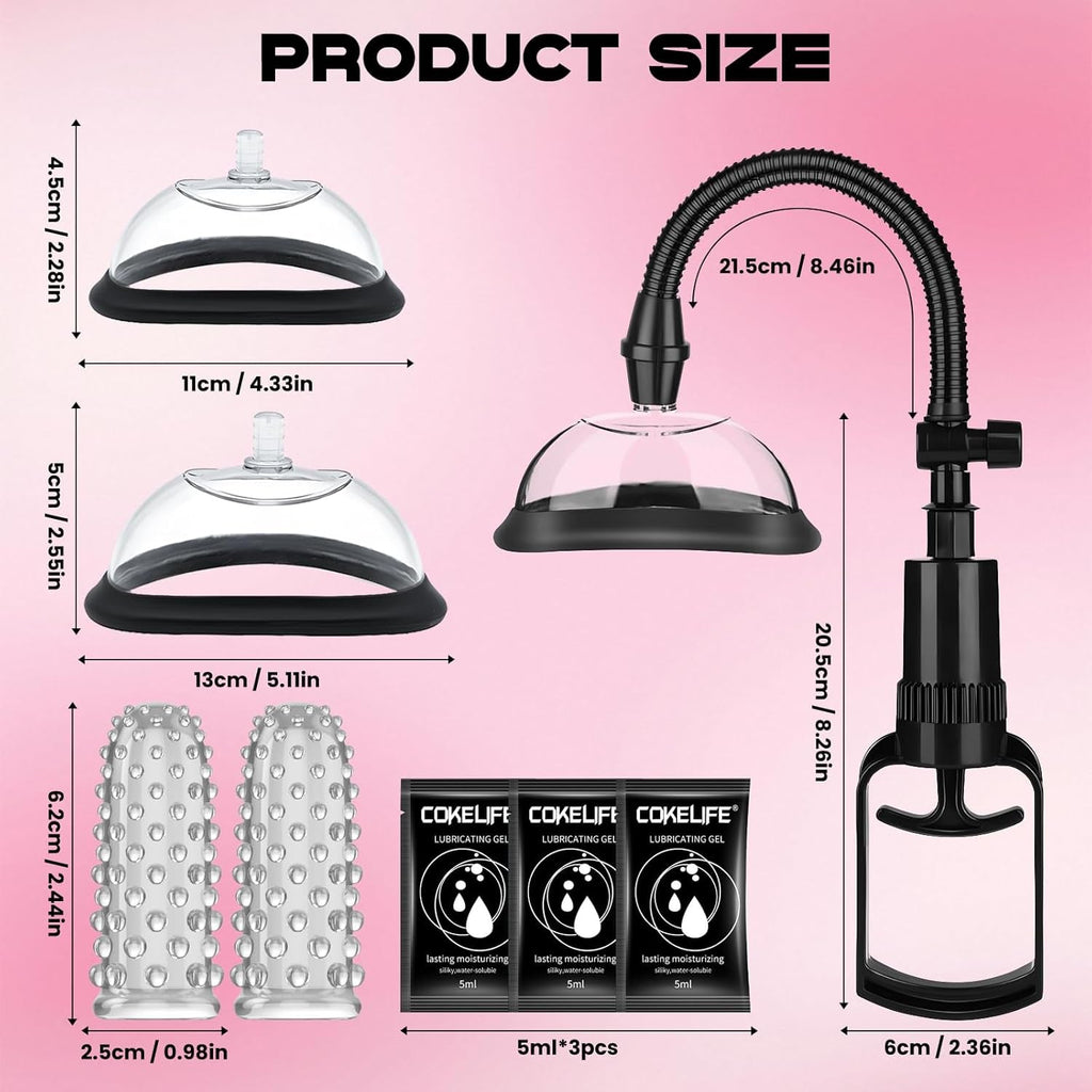LunexaX Manual Pussy Pump 2 Cups Kit