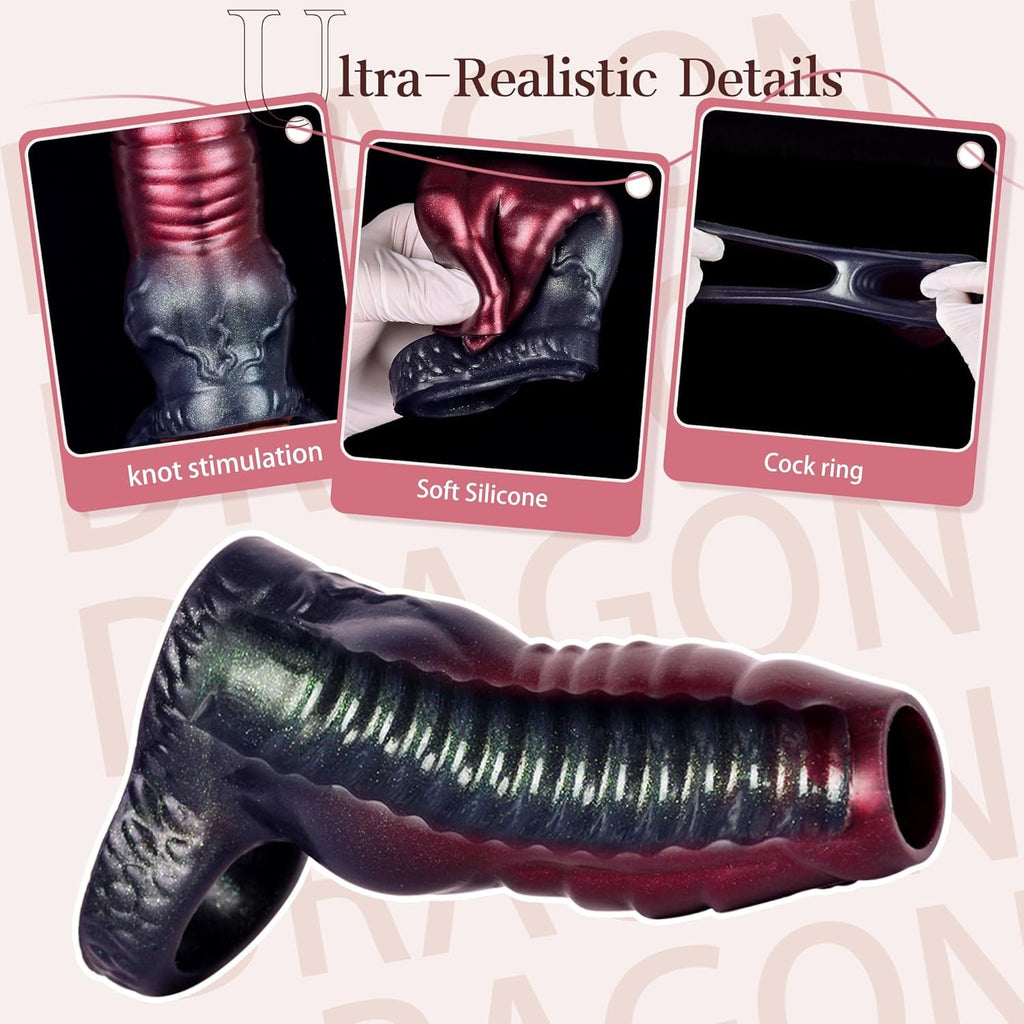 KnotForce Knot Penis Sleeve Ring Girth Enhancer Silicone