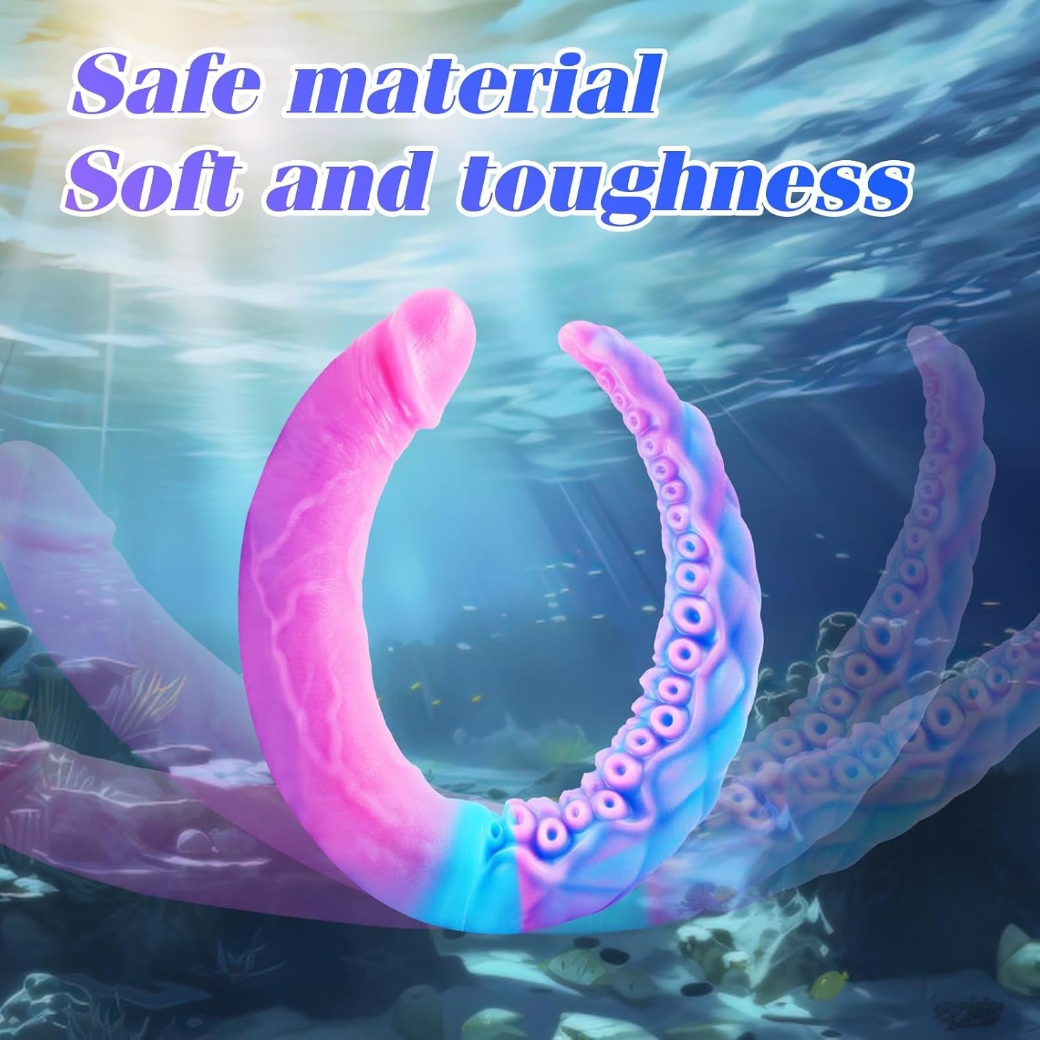 TentraMorph 20.5” Tentacle Double-Ended Dildo Silicone Toy