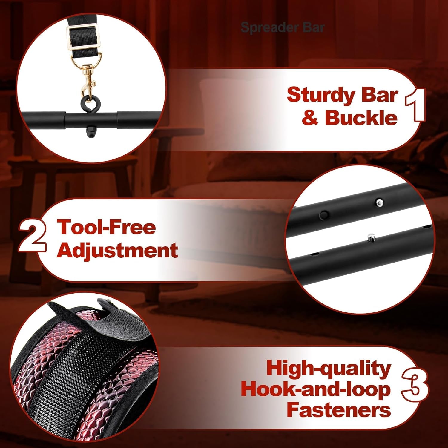 FlexLink Adjustable Leg Spreader Restraint Kit