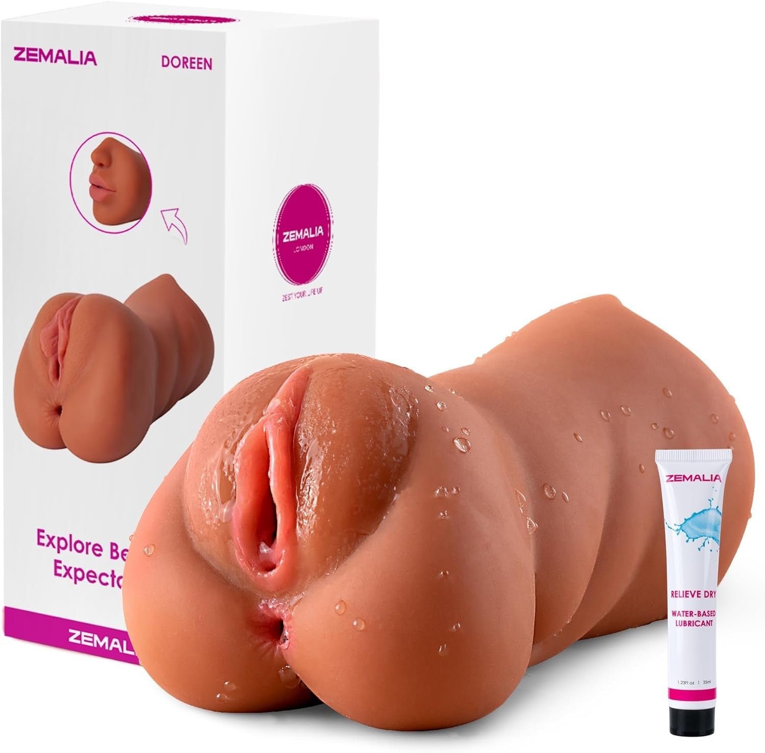 TriCave 3-in-1 Realistic Pocket Pussy Sex Doll Stroker