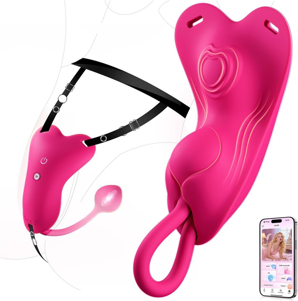 RoseSync Rose Wearable Panty Vibrator APP 10 Modes