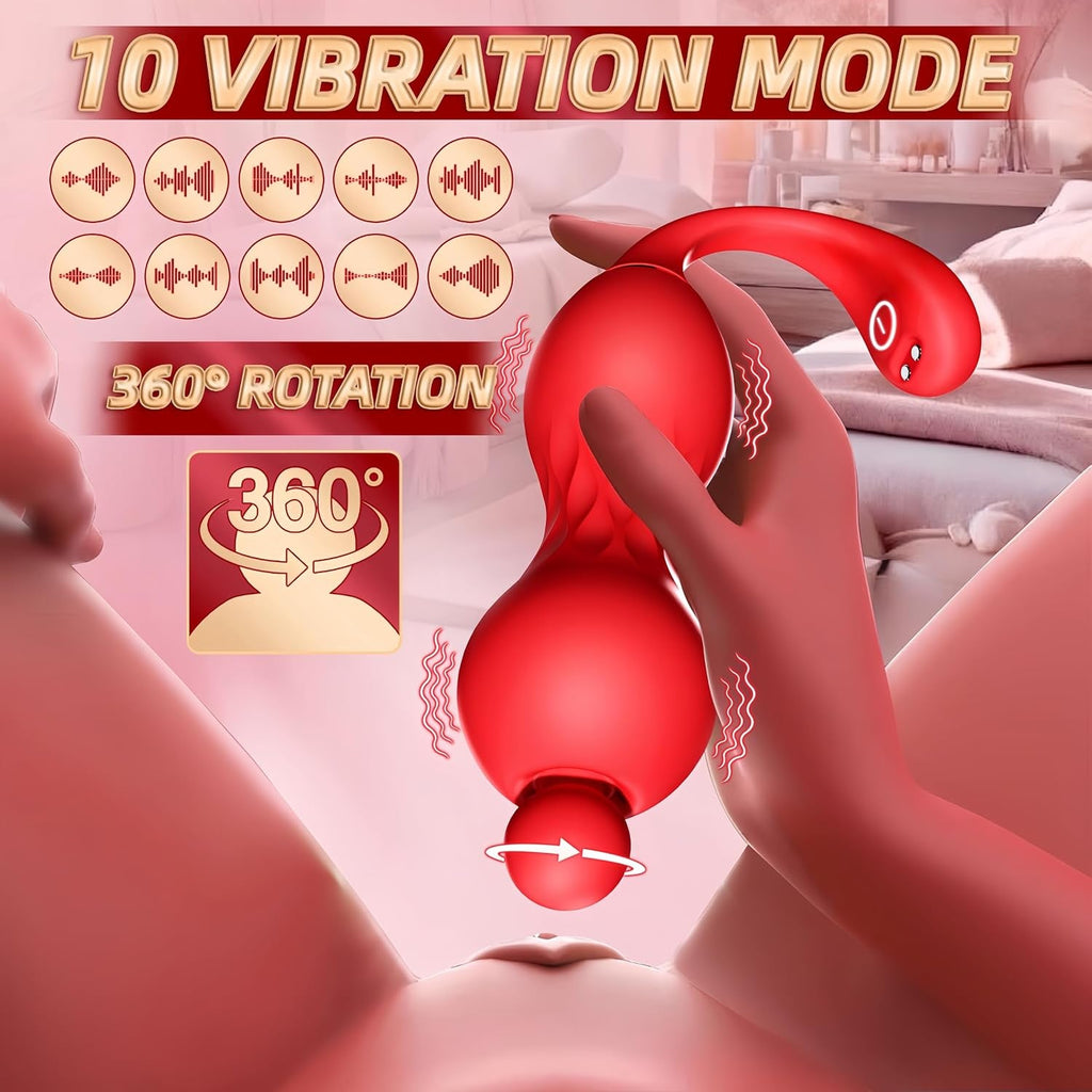 RoseOrbit App Remote Vibrating Egg 360 Rotation G-Spot