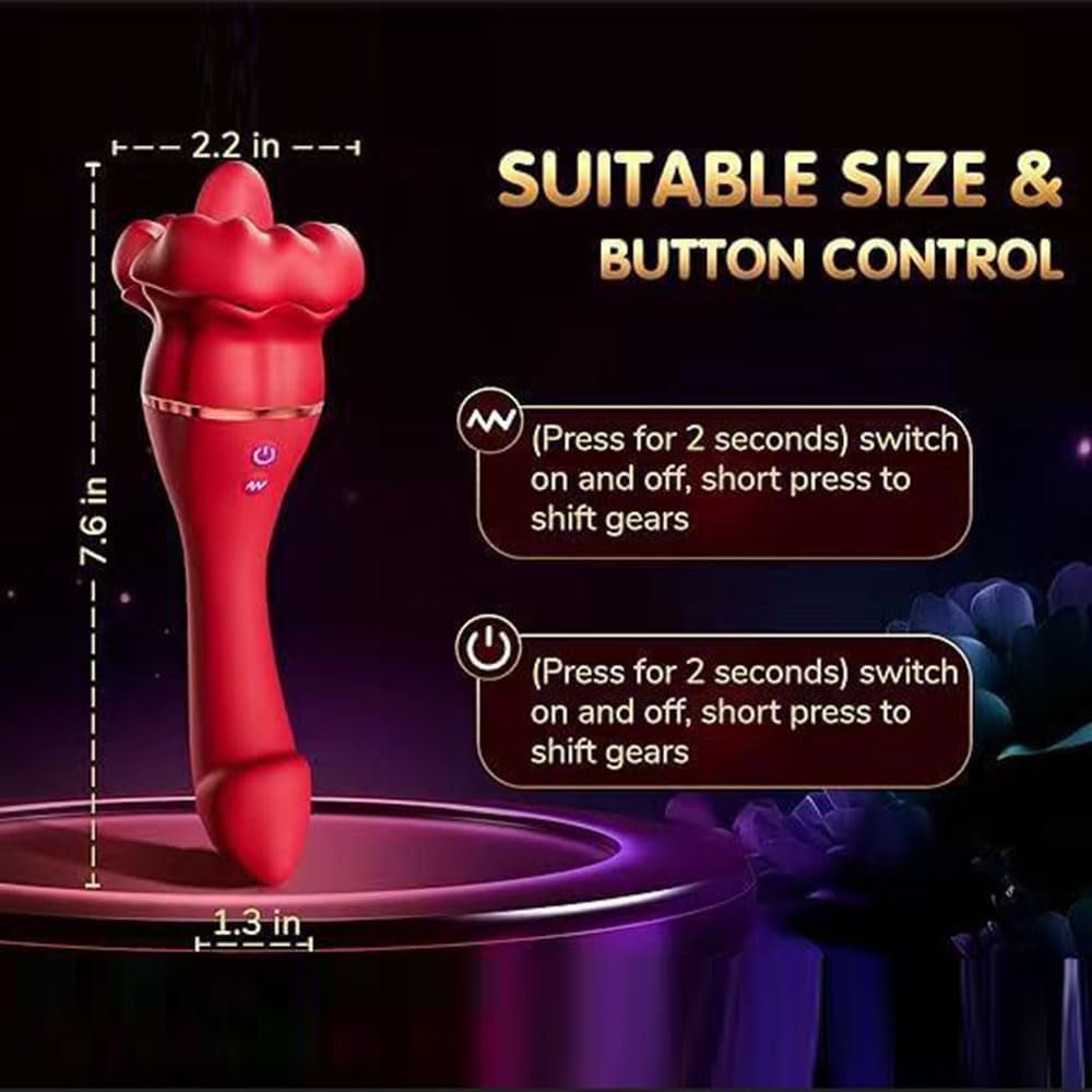 VelixaMouth Tongue Vibrator 20 Modes Clit Stimulator Toy