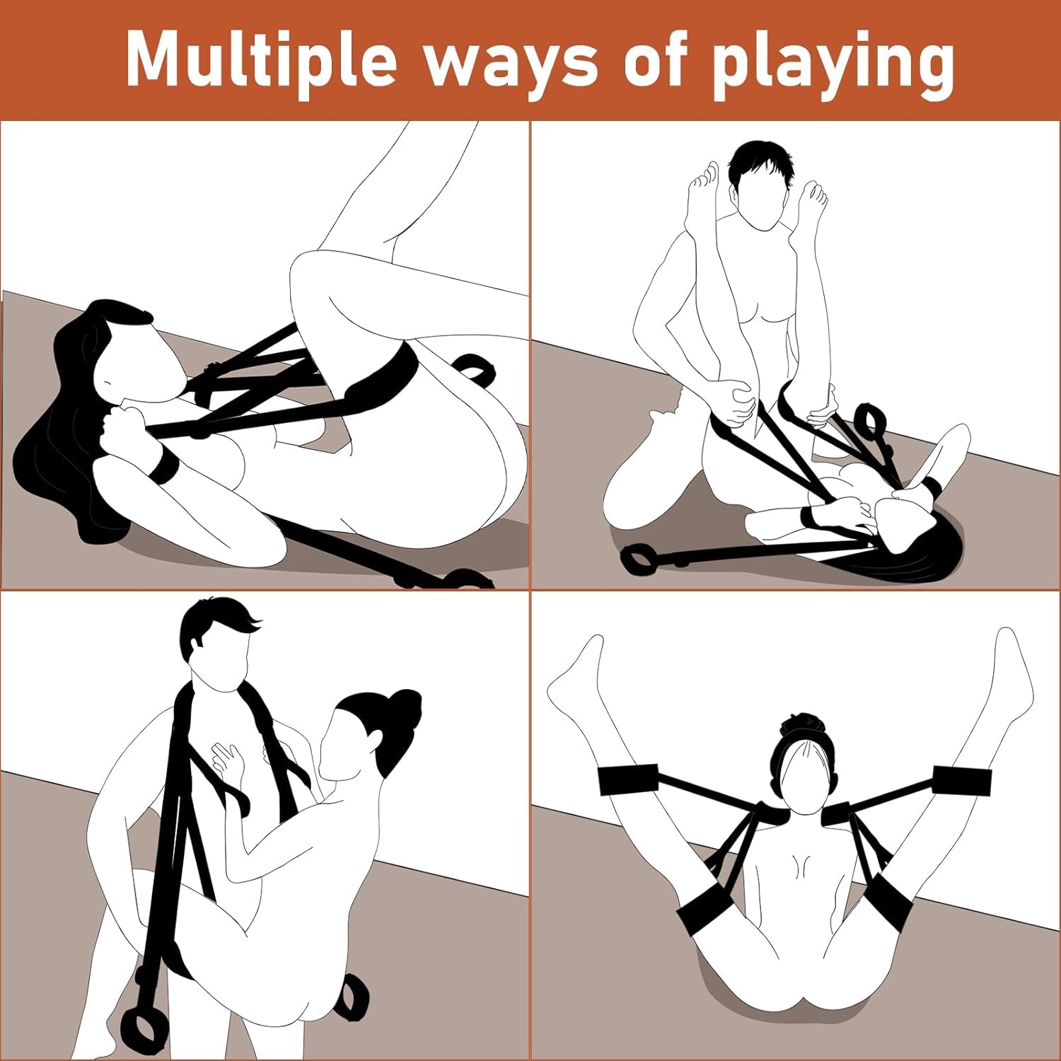 SilkTorque Adjustable Sling Kit with Neck Pillow & Whip