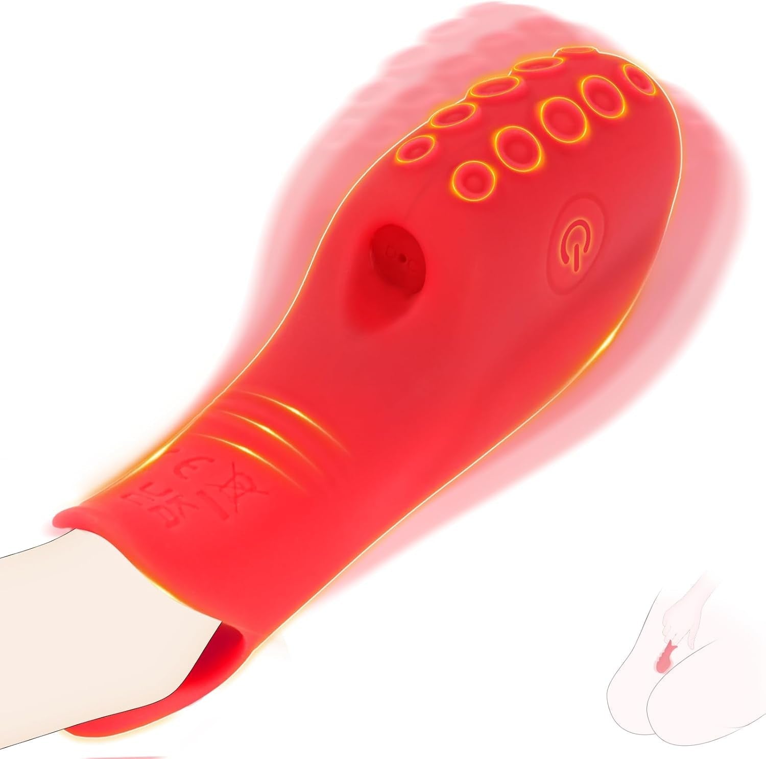OctaPulse Mini Finger Vibrator 10 Modes Quiet Waterproof