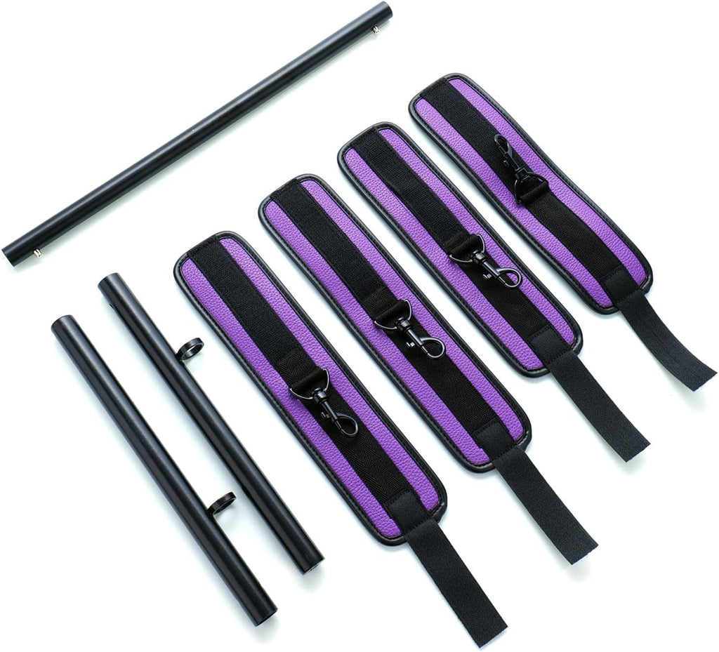 MidnightViolet Black Purple Adjustable Spreader Bar