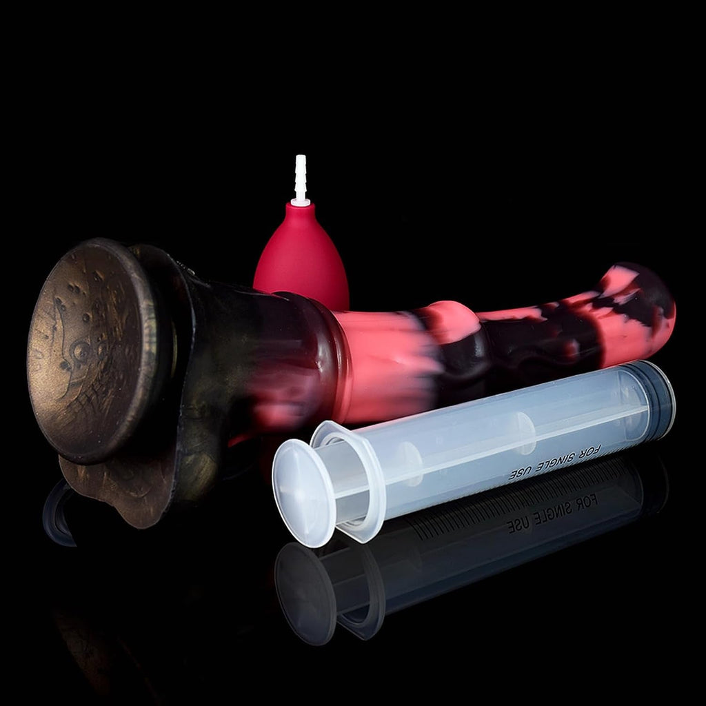 TitanMix 12” Fantasy Ejaculating Dildo Thick Silicone Suction Cup