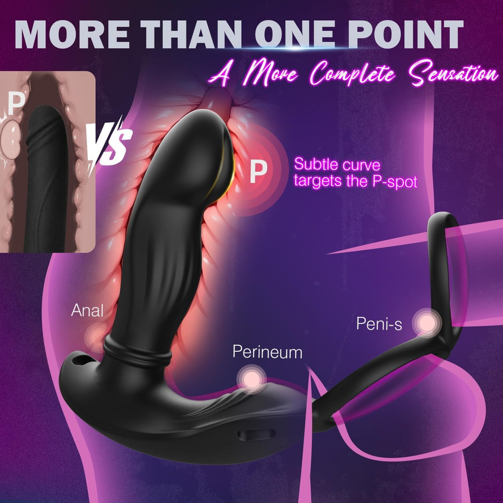 CoreDominus Thrusting Prostate Massager Cock Ring App Remote